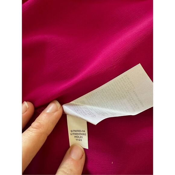 NWT Banana Republic FLUTTER-SLEEVE KNEE-LENGTH DRESS Size 12 - Picture 9 of 9